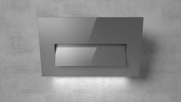 Elica BLOOM-STD-GR 85cm Bloom Standard Wall-Mounted Angled Cooker Hood in Grey