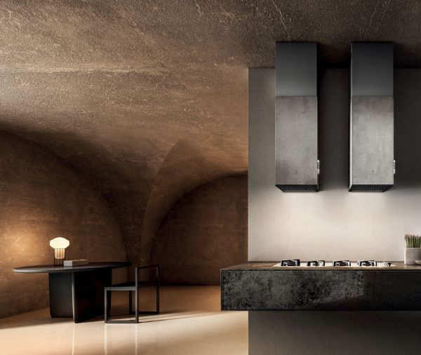 Elica HAIKU-32-SS Haiku 32cm Wall-Mounted Chimney Cooker Hood in Stainless Steel_kitchen view