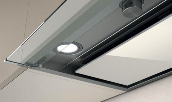 Elica BOXIN-HE-60 Boxin HE 60cm Cooker Hood in Stainless Steel & White Glass_close