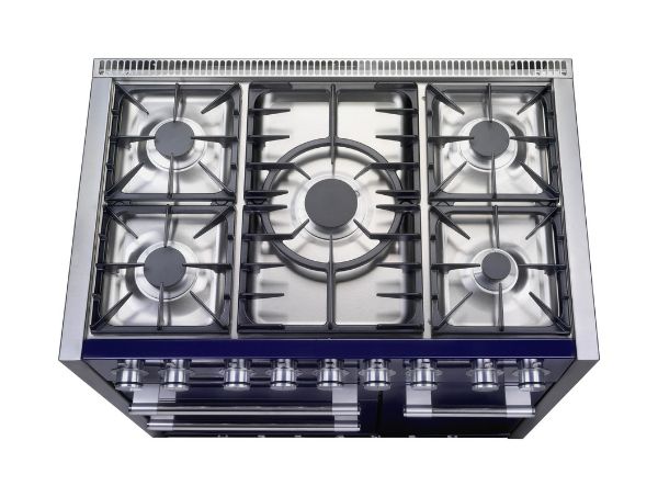 Mercury MCY1000DFIN 115180 1000 Dual Fuel Range Cooker in Indigo with Chrome Trim_hob