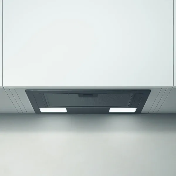 Elica ERA-LUX-BLK-60 60cm ERA LUX Canopy Hood in Black_front