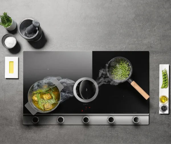 Elica NT-UNPLUG-SS-RC NikolaTesla UNPLUGGED 90cm Induction Hob in Stainless Steel - Recirculating_main