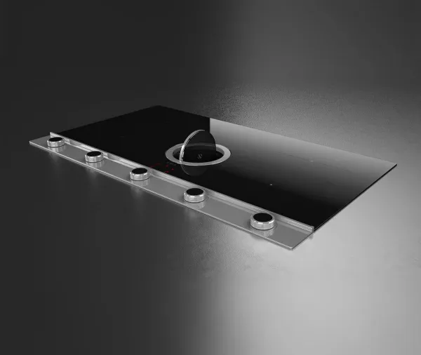 Elica NT-UNPLUG-SS-DO NikolaTesla UNPLUGGED 90cm Induction Hob in Stainless Steel - Duct Out_venting