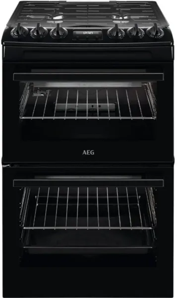 AEG CGX1130ACB 55cm Freestanding Double Oven Gas Cooker_main