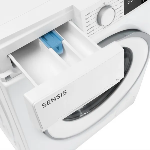 Sensis WMF01814AW 8kg 1400 Spin Washing Machine - White_drawer
