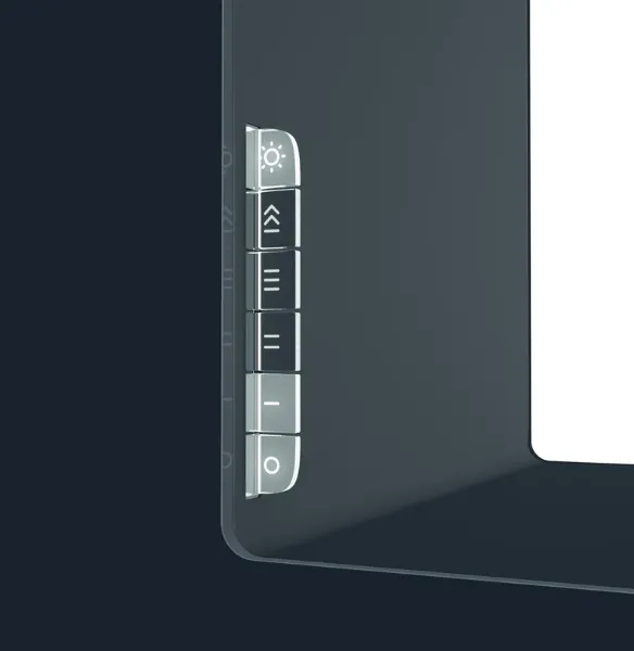 Elica HAIKU-ISL-180-BLK Haiku Island 180cm Wide Island Cooking Hood in Black_controls