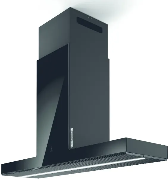 Elica Haiku 120cm Island Hood In Black_main