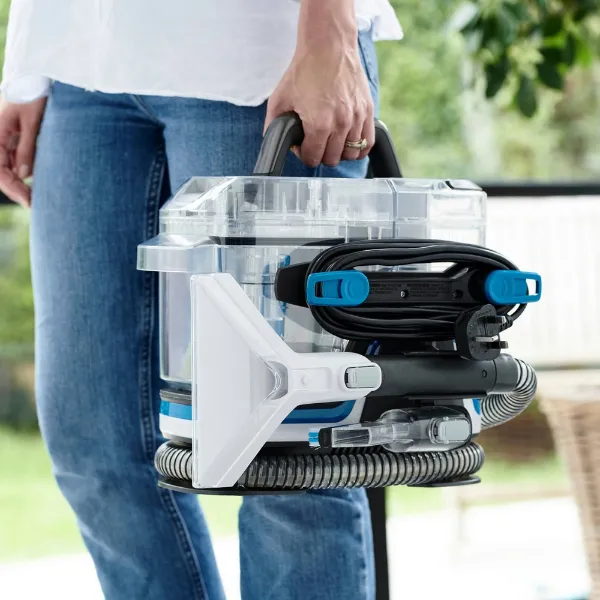 Vax CDSW-MPXPKIT Spotwash Home Duo Carpet Washer with extra 1.5l Spotwash Antibacterial Solution - Blue_portable