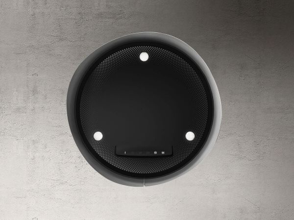 Elica WAVE-UX-BLK Wave UX (Flow) 51cm Ceiling Mounted Cooker Hood in Black_lights
