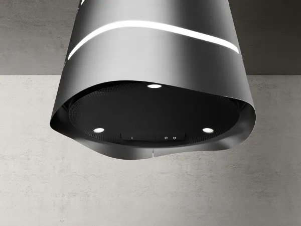 Elica WAVE-UX-SS Wave UX (Flow) 51cm Ceiling Mounted Cooker Hood in Stainless Steel_main