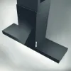 Elica HAIKU-120-BLK 120cm Wide Chimney Hood in Black_above