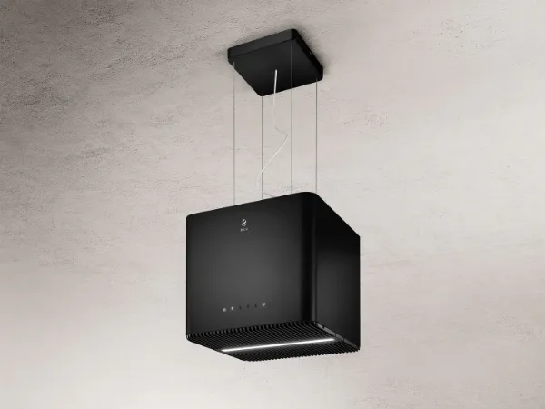Elica PIX-BLK 40cm Wide Ceiling Mounted Cooker Hood in Black_main