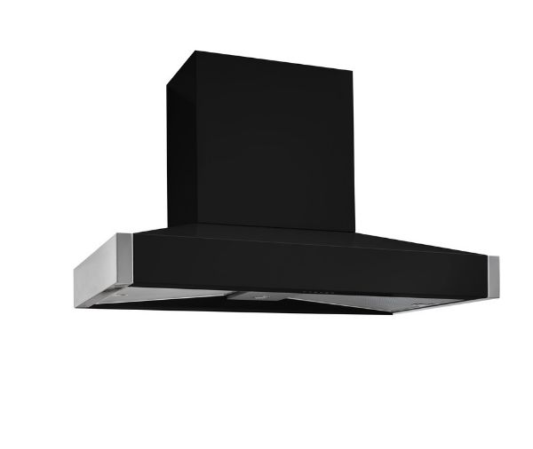 Mercury MHDSC1200LQ 94130 1200 Slab Chimney Hood in  Liquorice