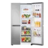 LG GSBC40PYPE 91.3cm 60/40 Frost Free American Fridge Freezer - Prime Silver_fridge interior full
