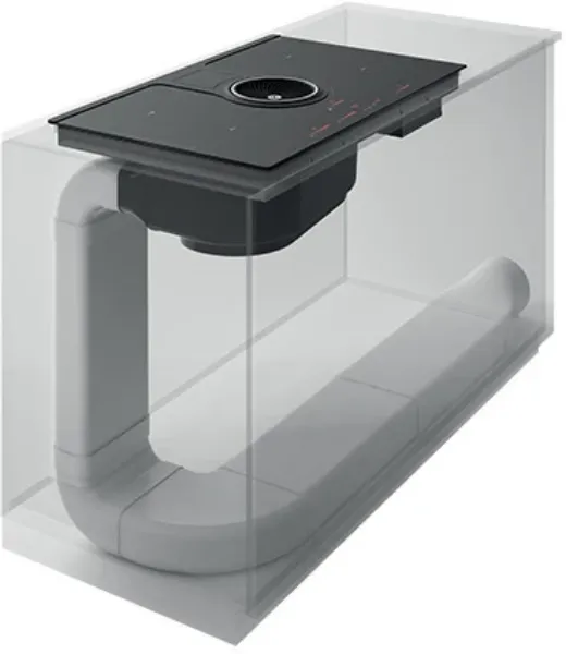 Elica NT-ONE-RC NikolaTesla ONE 83cm Induction Hob with Integrated Extraction - Recirculating_under hob