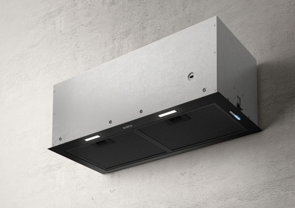 Elica FOLD-BLK-80 Fold 80cm Wide Canopy Hood in Black_close_all