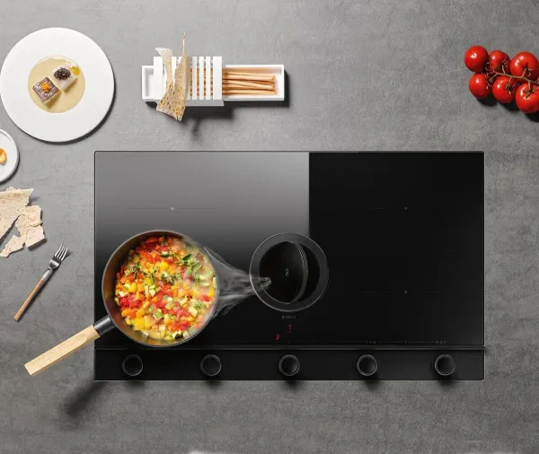 Elica NT-UNPLUG-BK-RC NikolaTesla UNPLUGGED 90cm Induction Hob in Black - Recirculating_main