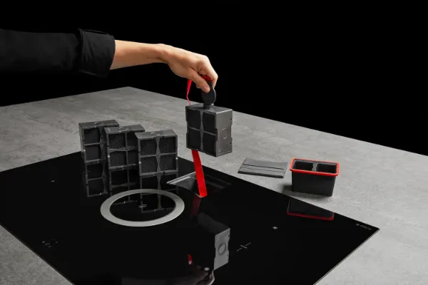 Elica NT-SWITCH-BLK-DO NikolaTesla Switch 83cm Black Induction Hob - Duct Out_filters