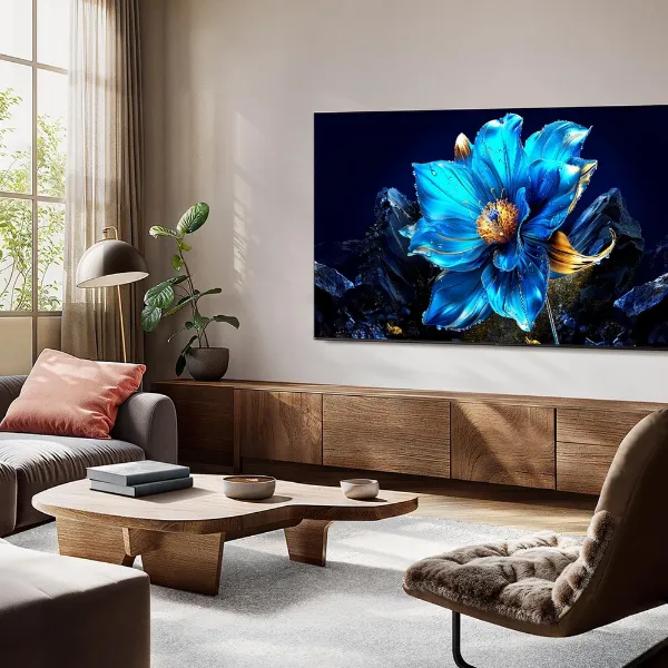 TCL 85P7K-UK 85" QLED Direct LED HDR Google TV_room view