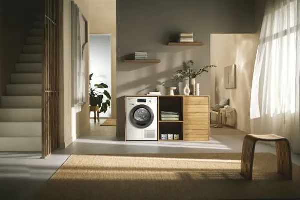 Miele TED645 WP 9kg Heat Pump Ecospeed WiFi Enabled Tumble Dryer_room view