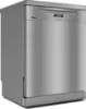Miele G7130 SC CLST Freestanding Full Size Dishwasher with AutoDos in Clean Steel_angled