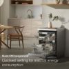 Miele G7210 Sci Full Size Semi Integrated Dishwasher in Stainless Steel/CleanSteel_quick eco programme