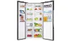 Haier HSR3918EWPG American Style Freestanding Fridge Freezer with Water Dispenser_interior full