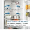 Bosch KGN392LAGG 60cm 60/40 Total No Frost Fridge Freezer - Stainless Steel Look_multi airflow