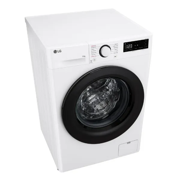 LG F4Y511WBLN1 11kg 1400 Spin Washing Machine - White_angled above