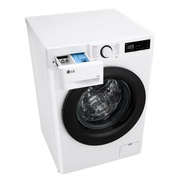 LG F4Y511WBLN1 11kg 1400 Spin Washing Machine - White_drawer open