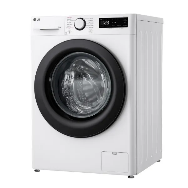 LG F4Y511WBLN1 11kg 1400 Spin Washing Machine - White_closed door