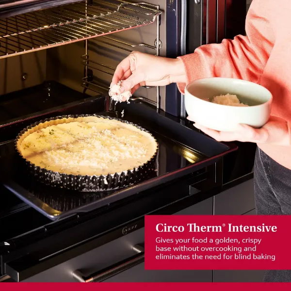 Neff B2DCG7AK3B 59.4cm Built In Electric Single Oven - Black_circo therm intensive