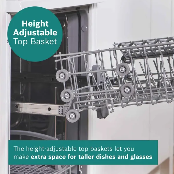 Bosch SMS26AW08G 60cm Freestanding Dishwasher_height adjustable