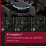 Neff T27PIQ4S0 75cm Gas Hob in Tempered Glass and Black_flame select