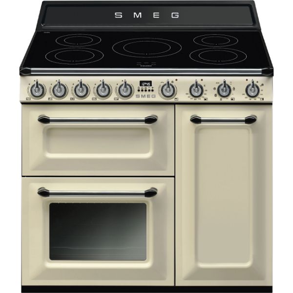 Smeg TR93IP2 90cm Victoria Electric Range Cooker Cream main