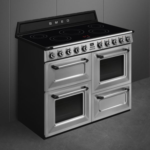 Smeg TR4110IX2 110cm Victoria Stainless Steel Four Cavity Traditional Cooker main 2