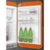 Smeg FAB10ROR6 55cm 50s Style Fridge Freezer Minibar Right Hand Hinge In Orange_inside