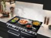 Rangemaster 15822 Edge Deluxe 110 Induction Range Cooker in Black Glass with Chrome Trim- EDDLO110EIGBLK/CM1_hob