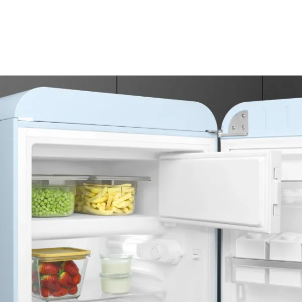 Smeg FAB10RPB6 55cm 50s Style Fridge Freezer Minibar Right Hand Hinge In Pastel Blue_top