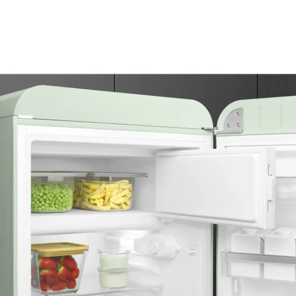 Smeg FAB10RPG6 55cm 50s Style Fridge Freezer Minibar Right Hand Hinge In Pastel Green_top
