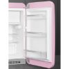 Smeg FAB10RPK6 55cm 50s Style Fridge Freezer Minibar Right Hand Hinge In Pink_inside