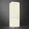 Smeg FAB38LCR6 70cm 50s Style Fridge Freezer Left Hand Hinge In Cream_side