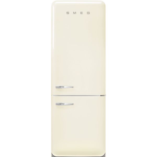 Smeg FAB38RCR6 70cm 50s Style Fridge Freezer Right Hand Hinge In Cream_main