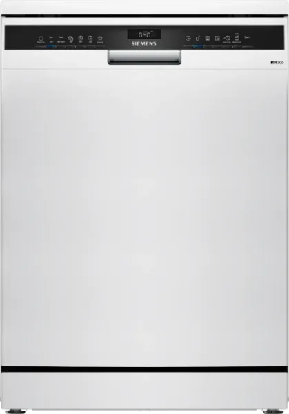 Siemens SN23EW03ME iQ300 Freestanding Dishwasher with 14 Place Settings in White _main