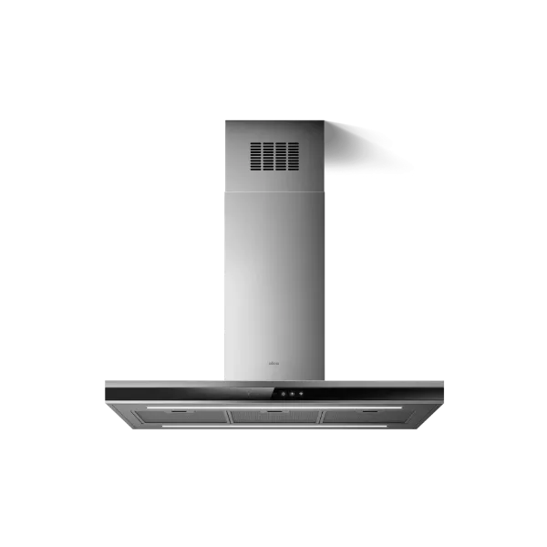 Elica ADELE-IS-AT-BSS 90cm Island Hood in Black and Stainless Steel