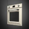 Smeg SOP6902S2PP 60cm Victoria Pyrolytic SteamOne Single Oven Cream main 2