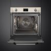 Smeg SOP6902S2PP 60cm Victoria Pyrolytic SteamOne Single Oven Cream open