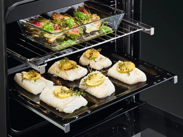 AEG CCX1530ACW 55cm Double Oven Electric Cooker with Ceramic Hob - White_interior