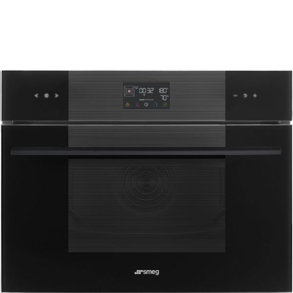 Smeg SO4102S3B3 45cm Linea Steam100 Oven Midnight Black main