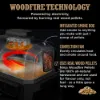 Ninja OG850UK Woodfire XL Electric BBQ Grill & Smoker with Cover and Pellets - Black/Grey_woodfire technology